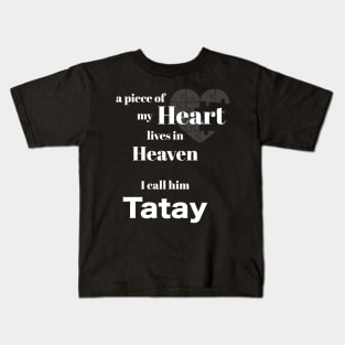 A piece of my heart is in Heaven Kids T-Shirt
